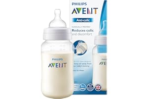 Philips Avent Allattamento SCF816/17 Biberon Anti-Colic, Sistema Anti-Colica, 330 ml, Trasparente