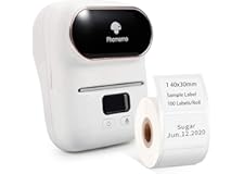 Label Maker Machine - Phomemo M110 Portable Bluetooth Thermal Label Printer. Sticker Maker, Barcode Printer for Clothing, Jew