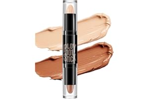 TUKNON Contouring Maquillage,Concealer,Correcteur Stick de Contouring,Contouring Stick,Bâton Surligneur,Makeup Contouring,Correcteur Stick de Contouring,Double Tête Correcteur Stick de Contouring,1 Pcs