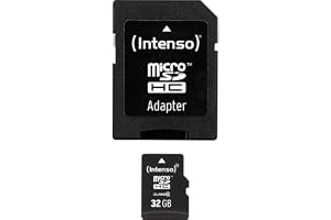 Intenso 3413480 Karta MicroSD 32 GB, Czarny