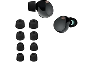 kwmobile 8 x wymienne końcówki douszne kompatybilne z Sony WF-1000XM5 / WF-1000XM4 – zestaw silikonowych końcówek dousznych do słuchawek dousznych
