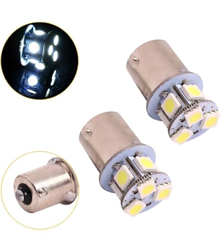Ampoule Led 24v Pour Camion Ampoule LED Canbus 24V BA15S Bleue - 8 SMD 5050 - Pour Camions, Bus Et Bateaux Ampoule R5w
