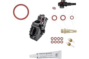 BREMERLUFT Lot de 14 joints toriques + 6 g de graisse silicone type 2 - Kit d'entretien pour valve de support - Bouchon d'écoulement - Compatible avec Philips Saeco Spidem Gaggia