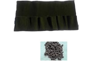 TEICHBAUZENTRUM SANKT JULIAN Pflanztasche f.Teichpflanzen 6er Mini + GRANULAT/Teicherde 9,6 Kg Körnung 2-8 mm Bewuchsmatte Pflanzkorb Korb