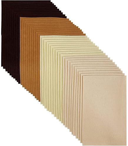 Tissus Feutrine En Ligne Tissu En Feutre 30 Piu00e8ces Feuilles De Tissu 20x30cm Feutre Coloru00e9 Feutrine Couleur Rouge Et Verte