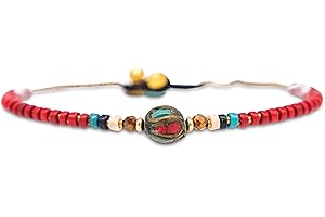 Łańcuszek na stopę damski – Made by Nami Handmade Boho Ethno – orientalny z dzwoneczkiem