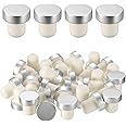 sourcing map 24 Pcs Wine Bottle Corks, T-Shaped Stopper Cork, Wine Stopper, Reusable Wine Bottle Corks Sealing Plug Bottle for Homemade Wine Beer Bottles,Silver