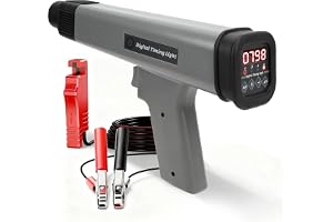 Tändningsljuspistol med LED digital display och varvräknare, 12 V tändtidspistol justerbar, stroboskop lampa för stroboskop b