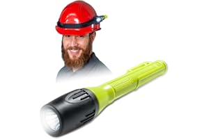 PARAT PARALUX PX2 | LED Sicherheitsleuchte 30 Lumen | ATEX Helmlampe für Zone 1 | Wasserdichte & staubdichte Helmlampe mit CREE LED & Clip | Kompatibel mit PARASNAP® | Für Arbeit & Werkstatt
