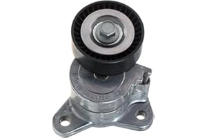AUQDD 39053 Belt Tensioner and Pulley Assembly (2.4L L4)Fit For 11-14 Chrysler 200/07-10 Sebring /08-14 Dodge Avenger /07-12 Caliber /09-20 Journey /07-17 Jeep Compass Patriot /08-12 Mitsubishi Lancer