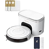 Verefa Robot Aspirapolvere con Stazione Autosvuotamento 3200Pa, Capacità per 45 Giorni, Funziona con WiFi, Alexa, Aspirapolve