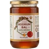 Bodrum Bal Ham &Ccedil;am Balı 850g -%100 Saf Ham Bal Filtre edilmemiş - G&uuml;venli Doğal Apiterapik Cam Kavanoz