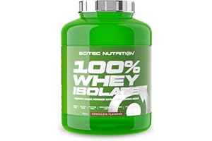 Scitec Nutrition 100% Whey Isolate - Puro Poder Proteico con BCAAs - Glutamina y Arginina - Fórmula sin Azúcar ni Gluten, 1816 g, Chocolate