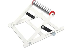 CAINCAY Adjustable Cutting Machine Support Frame Table Saw Stand with Roller Height Adjustable 55-135mm Metal Cutting Work Support Stand Foldable Attachment