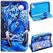 Produktbild Voguecase® für Wiko Sunset 2, Kunstleder Tasche PU Schutzhülle Tasche Leder Brieftasche Hülle Case Cover (Weiß Wolf) + Gratis Universal Eingabestift
