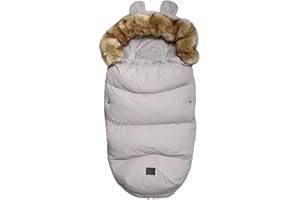 DSOAR Pram Footmuffs Universal Pushchair Footmuff Winter Warm Baby Cosytoe Outdoor Waterproof and Windproof, Suitable for Pushchairs, Strollers, Prams, Buggy