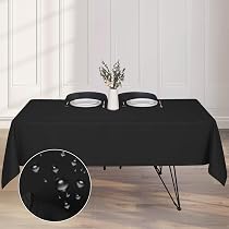 Tischdecke Streifen-Design Creme-Champagner 100x200 Cm – Maßgefertigt, Bügelfrei, Pflegeleicht