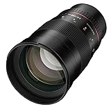 Samyang 7496 135mm F2.0 für Sony E - Vollformat und APS-C Teleobjektiv Festbrennweite für Sony Kamera mit E Mount, manueller