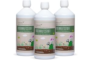 Effektive Mikroorganismen aktiv 1 Liter - EM aktiv - DIMIKRO® Bodenhilfsstoff - Anwendungsfertig für Garten & Landwirtschaft z.B. Bodenaktivator, Kompostbeschleuniger, Stallreiniger - 100% Vegan (3 L)
