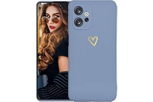 Kaywzo Funda para Xiaomi Redmi Note 12 4G,Carcasa de Suave Silicona con Patrón del Corazón,Diseño Minimalista,Ultradelgado Lindo Mujeres Phone Case Cover,Azul