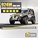 Produktbild 132.08cm Off Road LED Lichtleiste Combo Beam 4 Reihen 924W 138600lumens Fahrlicht 12D Lampe Cup Nebelscheinwerfer Highly Sealed Strip Lights für J-eep SUV LKW ATVs 52inch Colight