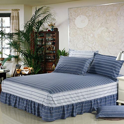 Bed skirt Bedspread Anti-skidding Protector printing Sheet 100% cotton Single-T 150x200cm(59x79inch)