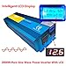 Price comparison product image luyuanIPower CAR CARAVAN CAMPING BOAT 2000W / 4000W (Peak) Pure Sine Wave Power Inverter Soft Start 12V DC to 230V AC convertor with LCD DISPLAY