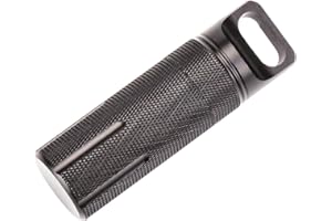 Weiye Military Grade Air-tight EDC Accessory Case, 1PCS Waterproof Pill Fob Capsule/match Case Battery Holder Case, Outdoor Survival Storage Container Dry Box - 3.93"