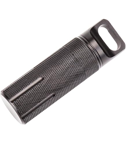 Capsule De Survie étanche En Aluminium - Double Ouverture, 13.5 Cm, Idéale Pour EDC Et Outdoor
