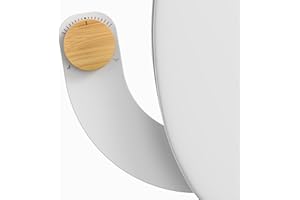 W WITHLENT Bidet, Left - Bidet Attachment for Toilet UK Left,Left Handed Bidet Ultra-Slim Non-Electric Dual Nozzle (Frontal & Rear Wash) Adjustable Water Pressure, Bidet Toilet Seat Attachment(Bamboo)