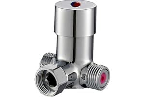 OOMVARMER Válvula mezcladora termostática para agua fría y caliente mezcla