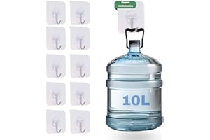 ANTEGE Ganchos Adhesivos para Pared. 10Pz Colgadores Adhesivos Resistentes Gancho Adhesivo Pared Perchas Adhesivas Ganchos para Colgar Cuadros Ganchos Pared Colgador Adhesivo Adhesivo Baño colgador cocina