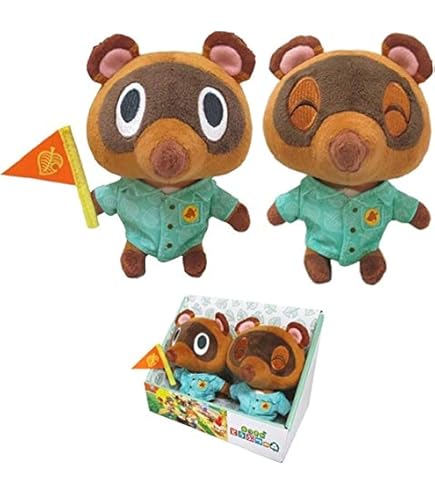 Club Mocchi-Mocchi Animal Crossing Tom Nook 6" Plush – Super Soft Stuffed Toy For Kids & Collectors