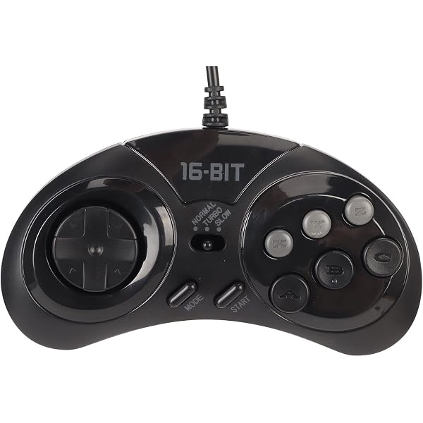 Lot De 2 Manettes Officielles Sega Megadrive Megafire - Testées Et Fonctionnelles - Occasion