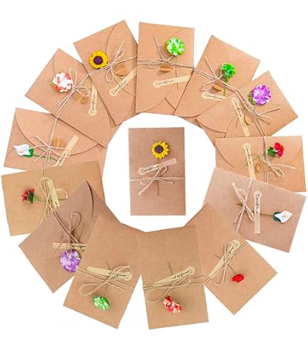 Ideen mit Herz Biglietti di auguri con chiusura e motivi 3D, con buste, 30 pezzi, per biglietti di compleanno, per matrimoni, compleanni, anniversari, vintage e retrò