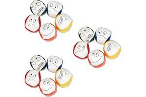 FLOTRUTE Jonglierbälle für Anfänger, 15PCS Jonglierball Set Kreative Lustige Pädagogische Jonglierbälle zum Ballspielen Jonglier-Set für Erwachsene(Emoji-Expression Muster)