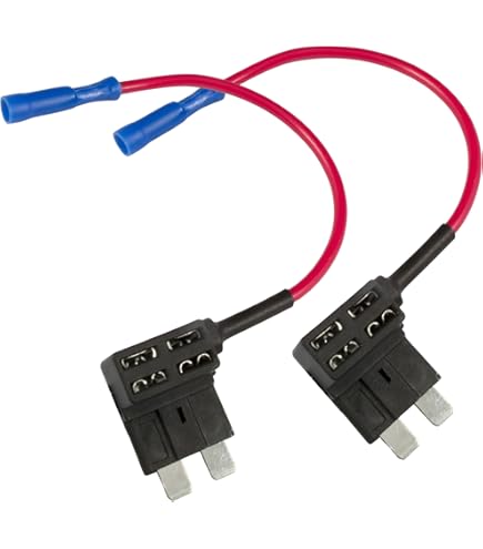 Add-A-Circuit Mini And Standard Blade Style ATM Fuse Holder Piggy Back 20A Car E