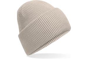 Hatstar Warme Damen Beanie Mütze | Herren Grobstrick Wintermütze | Wollmütze Strickmütze | Unisex für Damen und Herren | Weich und Dick