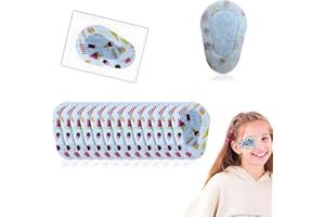 LAKJUOZ 15 Piezas Parches Oculares Para Niños,Parches Ojos Bolsas Y Ojeras, Parche Adhesivo Para Los Ojos Para Niños 6 Estilos Parche Adhesivo Para Los Ojos De Algodón Que Bloquea La Luz Para Niños