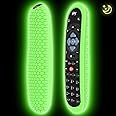 Case for Original Sky Q Voice Remote Control SKY135,Sky Glass Remote Protective Silicone Cover SKY Q Touch and Non-Touch Remote Control Sleeve Skin Holder Battery Back Protector Universal-Glow Green