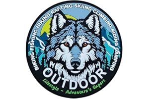 TS TACTICAL STORE Écusson OUTDOOR Adventure Patch 3D PVC Scratch Hook&Loop | Écusson Emblème Patch militaire tactique pour sac à dos militaire | Airsoft, drapeau, broche, outdoor, crossfit, survie | OUTDOOR