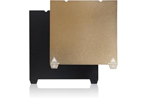 KAYUNEED Plataforma de impresora 3D PEI magnética de 235 x 235 mm, PEI y PEI, placa de construcción con alfombrilla de cama caliente para impresora 3D Creality Ender 3/3 Pro/3 V2/3 S1/3 Neo/Voxelab Aquila