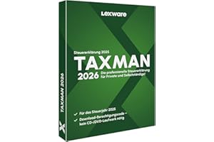 TAXMAN 2026 (für Steuerjahr 2025) | Minibox| Steuererklärungs-Software für Arbeitnehmer, Rentner u. Pensionäre, Familien, Studenten und im Ausland Beschäftigte