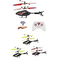 BRIJBAZAAR Flying Helicopter with Hand Gravity Sensor, Remote Control Helicopter Toy, Charging Helicopter with 3D Light & Safety Sensor for Kids Age 4+ Years I Pack of 1 Helicopter