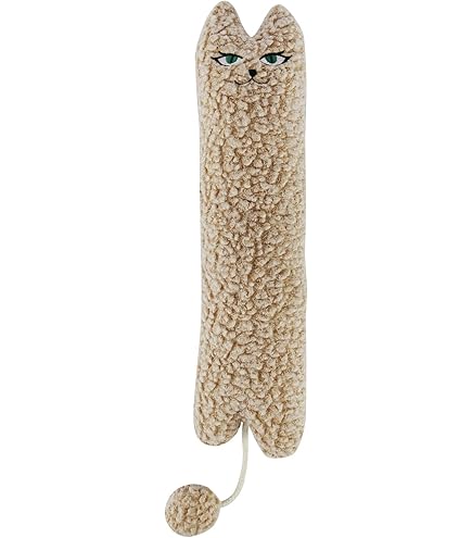 WONOWPA Catnip Toys For Cats - 2 Pack Plush Rope Chew Toys With Bell, Bite Resistant Animal Shapes, Cat Teething Toy For Kittens & Adults