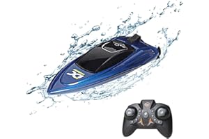 KOBONA RC Boat Remote Control Boats for Kids, 2.4Z ni Waterproof Ring Boats Toy th Remote Control USB Recharable RC Boat Toy Ship Summer Water Toy Gift for Kids Adults