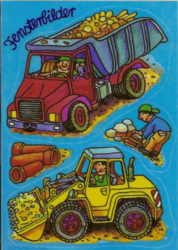 Lutz Mauder Fensterbild Postkarte Baustelle - 8848