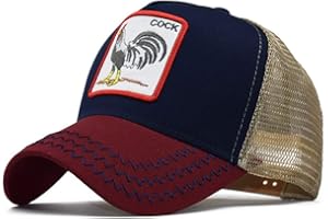 BONFOR Gorras de Hombre Animales Respirable, Gorra Hombre Mujer Beisbol Bordado Verano Unisex Adulto