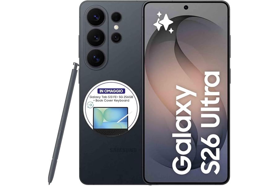 Samsung Galaxy S26 Ultra AI Smartphone, 256GB, 3 years Warranty, Integrated Privacy Display, Powerful Processor, Photo Assistant, 200 MP Camera, 5000 mAh, Black