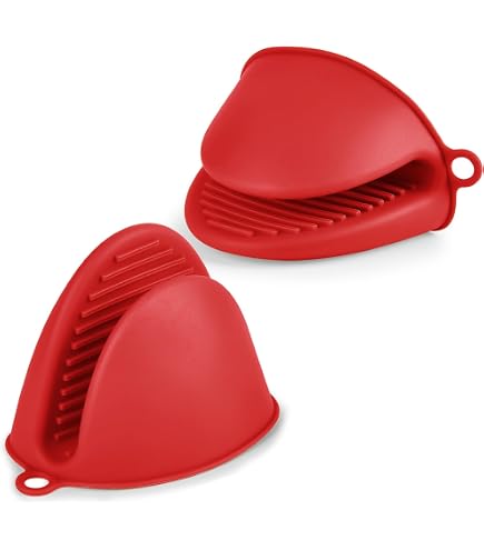 LEEQBCR 6 pièces poignée de Casserole, poignée isolée en Silicone, poignée en Silicone pour ustensiles de Cuisine, Silicone résistant à la Chaleur pour casseroles, Plateaux (Noir